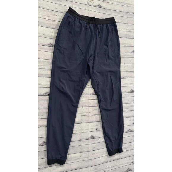 HILL CITY Mens Jogger Pant Sz Medium Blue Tech Athletic Performance Drawstring - Picture 4 of 16